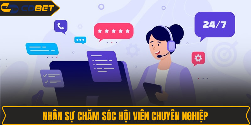 Nhân sự chăm sóc hội viên chuyên nghiệp