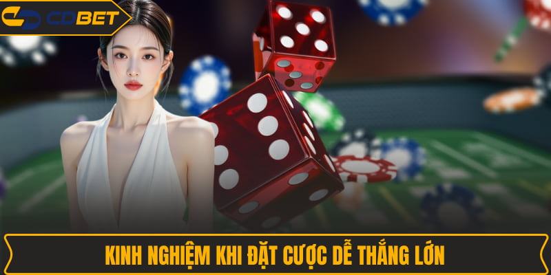 Kinh nghiệm khi đặt cược dễ thắng lớn