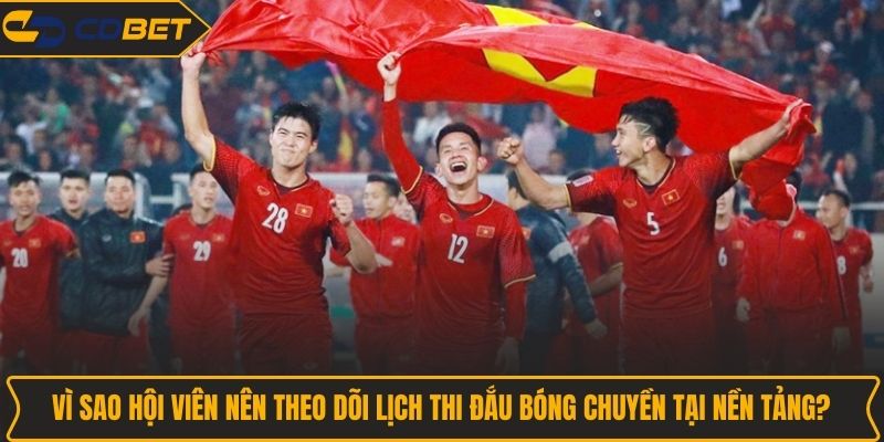 Vì sao hội viên nên theo dõi lịch thi Đấu bóng chuyền tại nền tảng?